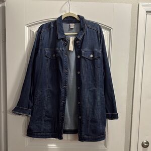 Chico's Classic Blue Denim Jean Jacket